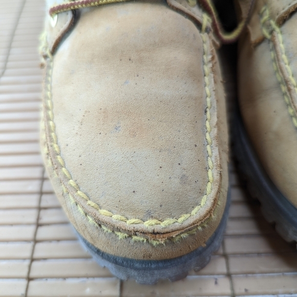 Timberland men\'s sz 8 Moccasin toe Paracord lace work, hike hunting boots. Some main image 12